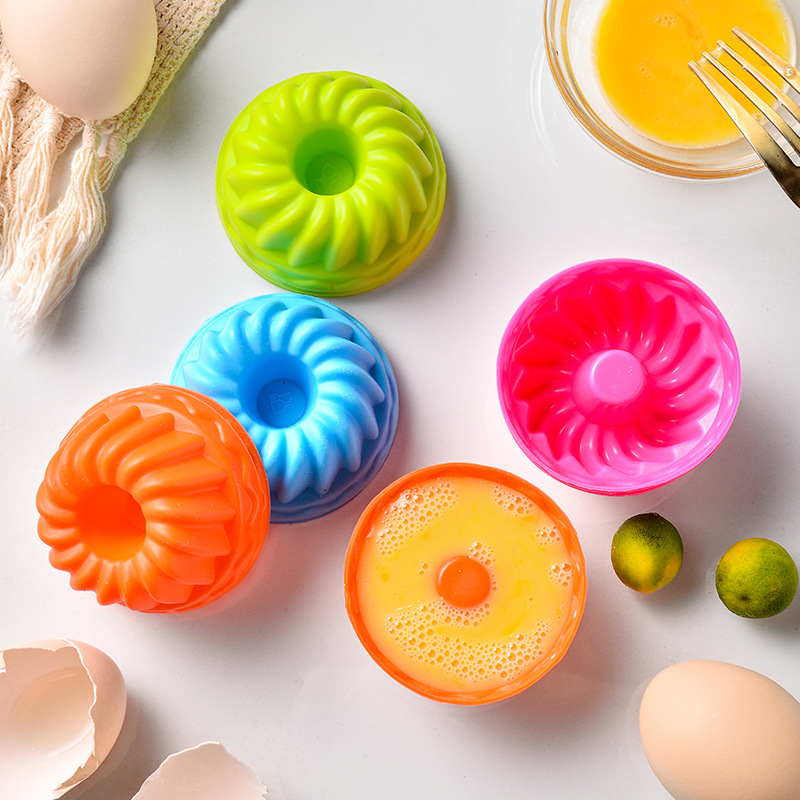 Donut Mold Silicone - Silikonowe foremki spiralne do muffinów w