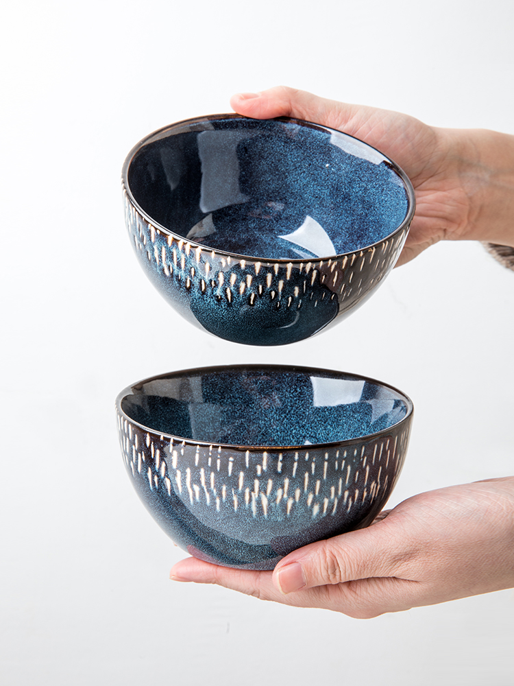 Dim Sum Basket - Ręcznie malowane pieca szkliwione ceramiczne miska