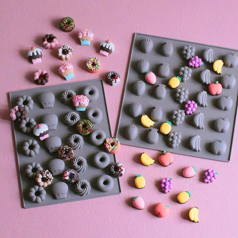 Donut Mold Silicone - Wielowarstwowa silikonowa forma do pieczenia czekolady
