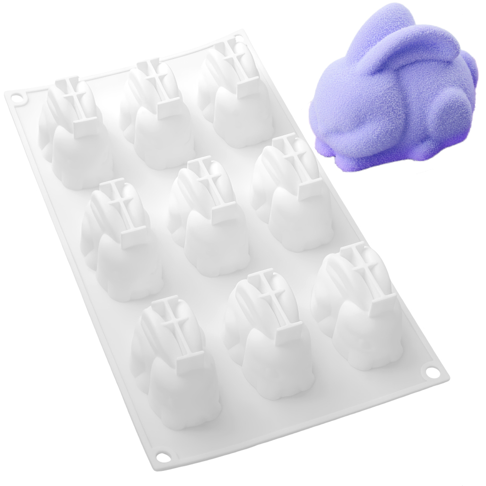 Forma silikonowa 9-komorowa do – Bunny Cake Mold recenzja i cena